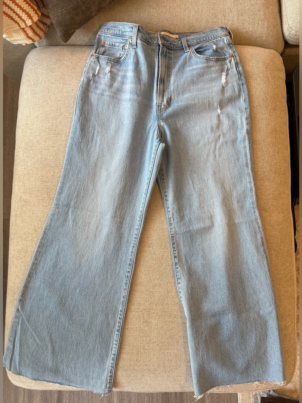 Levi's Light Blue Wide-Leg Women's Jeans